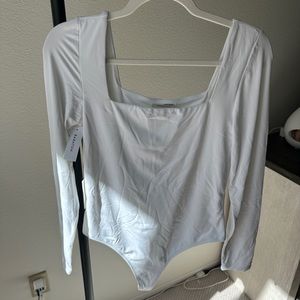 NWT Babaton White Bodysuit